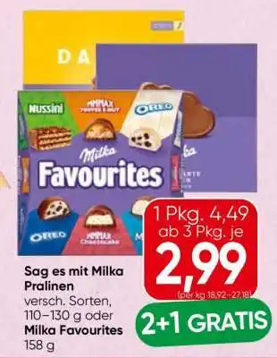 Spar Milka Favourites Angebot