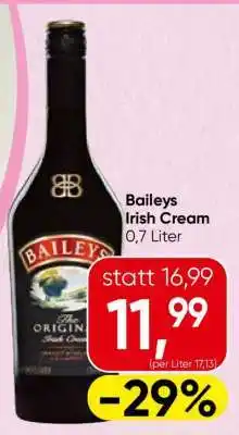 Spar Bailey´s Irish Cream Angebot