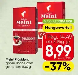 Spar Meinl Präsident Angebot