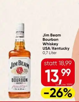 Spar Jim Beam Bourbon Whiskey Angebot