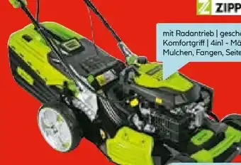 Hellweg Zipper Benzin-Rasenmäher ZI-BRM52EST Angebot