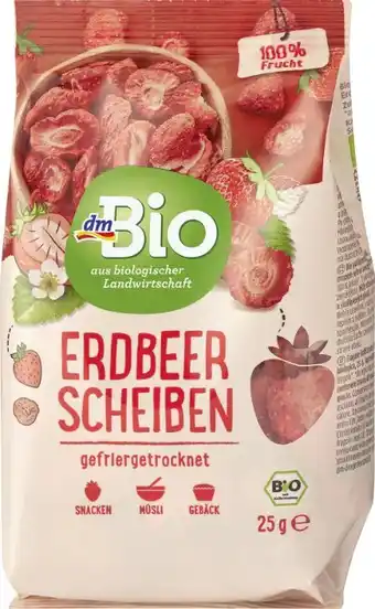 dm dmBio Getrocknete Erdbeerscheiben Angebot