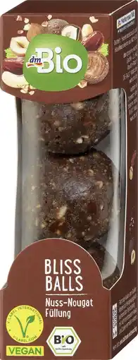 dm dmBio Bliss Balls Nuss-Nougat Füllung Angebot