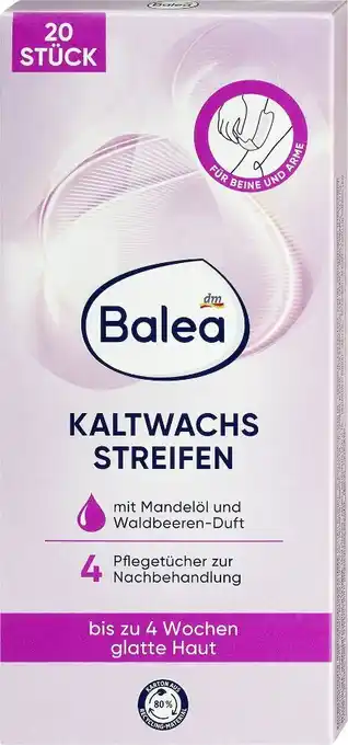 dm Balea Kaltwachsstreifen Körper Angebot