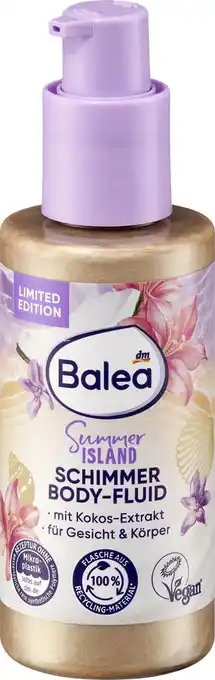 dm Balea Bodyfluid Shimmer Summer Island Angebot