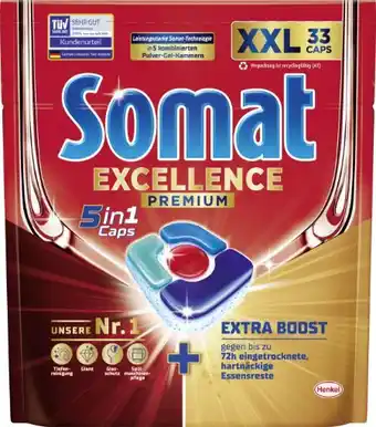 dm Somat Geschirrspül-Tabs Excellence Premium 5in1 Angebot
