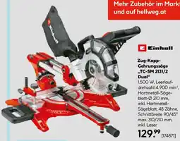 Hellweg Zug-Kapp- Gehrungssäge Angebot