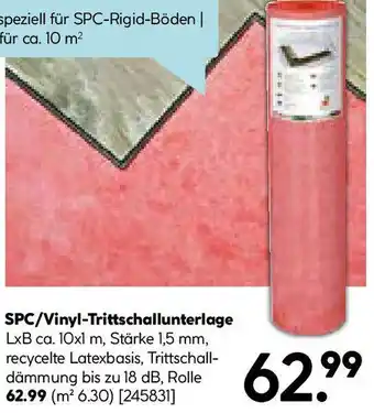 Hellweg SPC/Vinyl-Trittschallunterlage Angebot