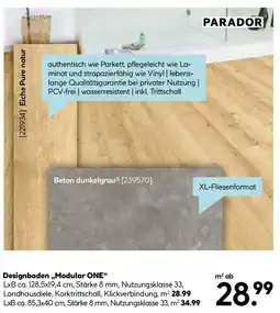 Hellweg Designboden modular one Angebot