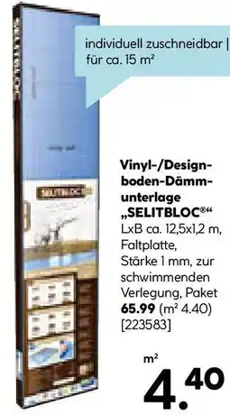Hellweg Vinyl-/Design- boden-Dämm- unterlage Angebot