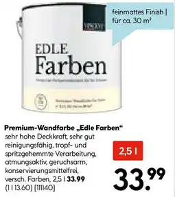 Hellweg Premium-Wandfarbe Edle Farben Angebot
