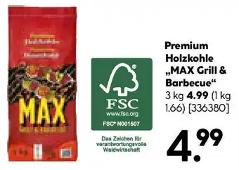 Hellweg Premium Holzkohle MAX Grill & Barbecue Angebot