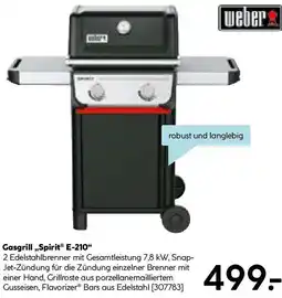 Hellweg Gasgrill Spirit Angebot