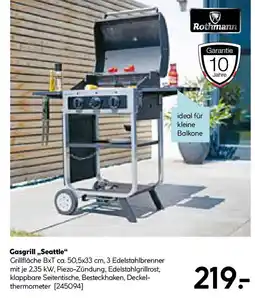 Hellweg Gasgrill Seattle Angebot