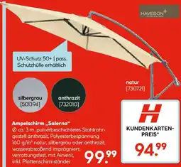 Hellweg Ampelschirm Salerno Angebot