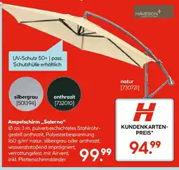 Hellweg Ampelschirm Salerno Angebot