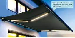 Hellweg Vollkassettenmarkise mit LED-Beleuchtung Angebot