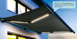 Hellweg Vollkassettenmarkise mit LED-Beleuchtung Angebot