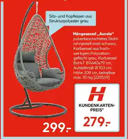 Hellweg Hängesessel,,Aurela Angebot