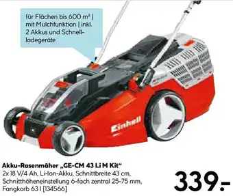 Hellweg Akku-Rasenmäher Angebot