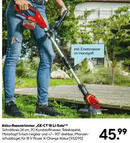 Hellweg Akku-Rasentrimmer Angebot