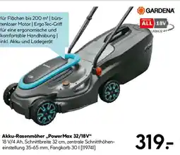 Hellweg Akku-Rasenmäher PowerMax Angebot