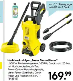 Hellweg Hochdruckreiniger Power Control Home Angebot