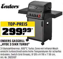OBI Gasgrill hyde 3 sikr turbo Angebot
