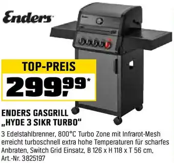 OBI Gasgrill hyde 3 sikr turbo Angebot