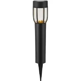 OBI LED-Solarspieß 7 cm x 7 cm x 40 cm Schwarz OBI Angebot
