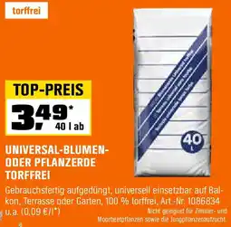 OBI Universal-blumen- oder pflanzerde torffrei Angebot