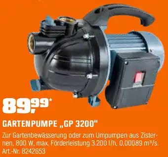 OBI Gartenpumpe Angebot