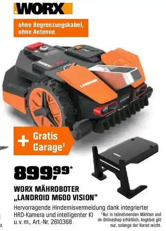 OBI Worx mähroboter landroid Angebot