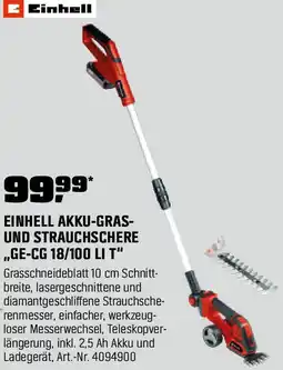 OBI Akku-gras- und strauchschere Angebot