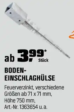 OBI Boden- einschlaghülse Angebot