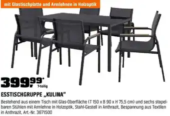 OBI Esstischgruppe kulina Angebot