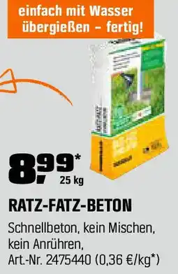 OBI Ratz-fatz-beton Angebot