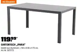 OBI Gartentisch iparia Angebot