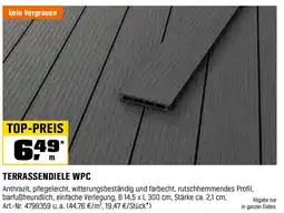 OBI Terrassendiele WPC Angebot