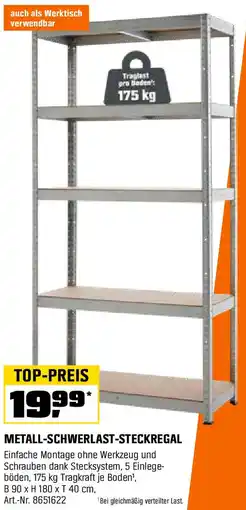 OBI Metall-schwerlast-steckregal Angebot