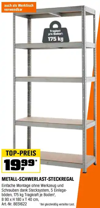 OBI Metall-schwerlast-steckregal Angebot