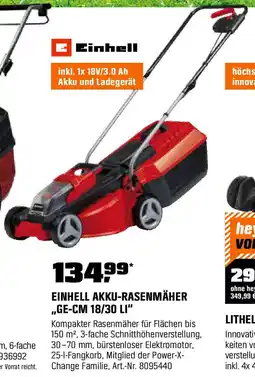 OBI Akku-rasenmäher Angebot