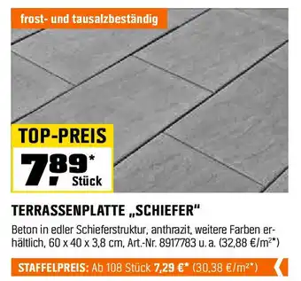 OBI Terrassenplatte schiefer Angebot