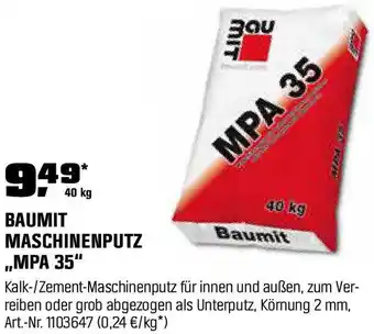 OBI Maschinenputz Angebot