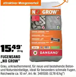 OBI Fugensand no grow Angebot