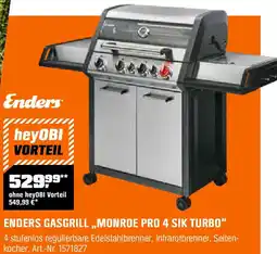 OBI Gasgrill monroe pro Angebot