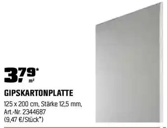 OBI Gipskartonplatte Angebot