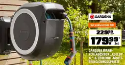 OBI Gardena wand- schlauchbox rollup Angebot