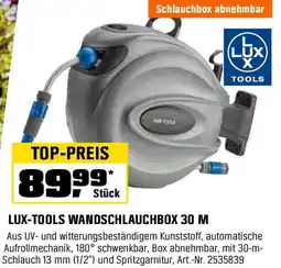 OBI Lux-tools wandschlauchbox Angebot