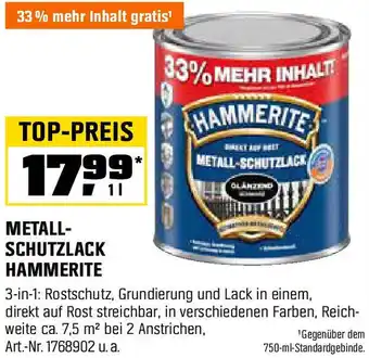 OBI Metall-schutzlack hammerite Angebot